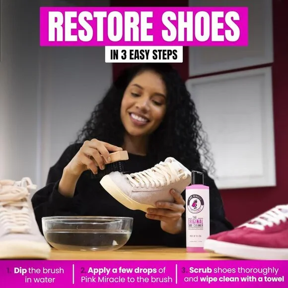 Ultimate Sneaker Cleaning Kit - Restore Suede, Leather & Fabric Shoes with Ease